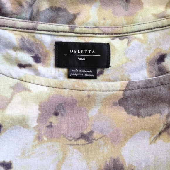 SOLD Anthropologie Deletta Floral Grecian Tunic - Picture 4 of 4